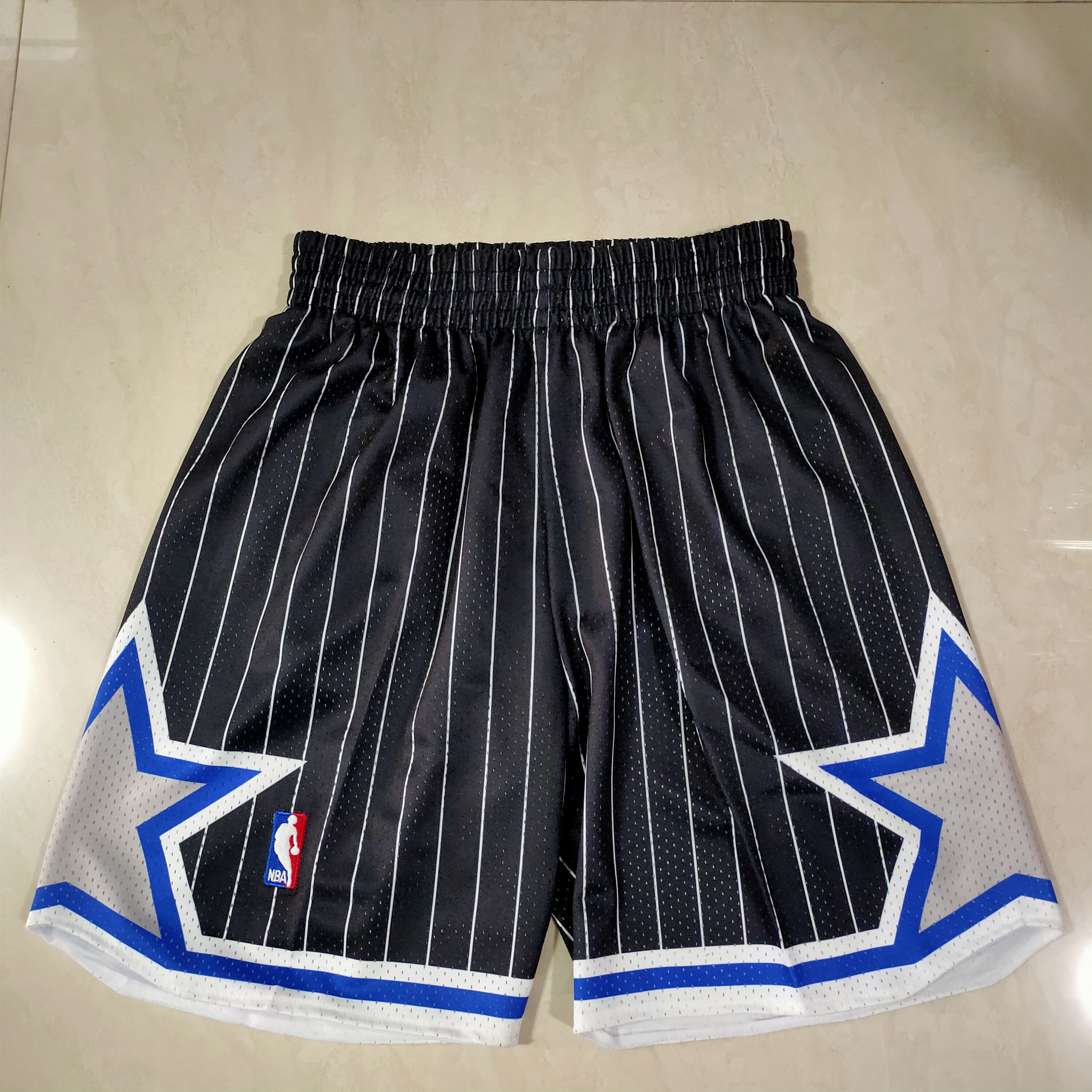 Men NBA Orlando Magic Black Shorts 0416